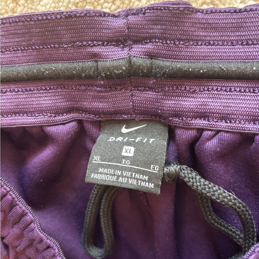 Nike Dri-fit Men’s Dual Pack Gray and Purple Joggers - Picture 2 of 3